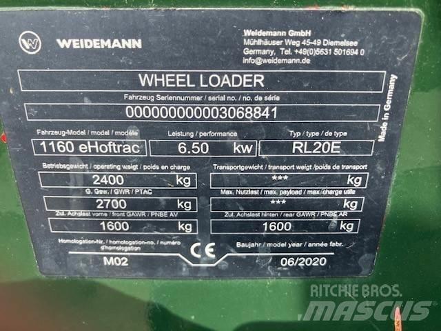 Weidemann 1160e Mini carregadoras