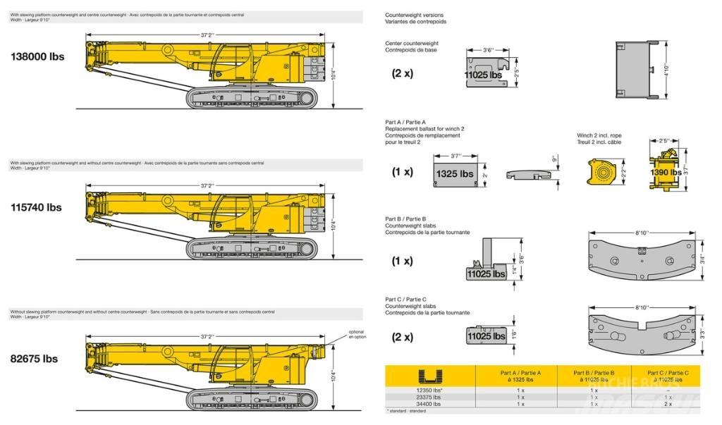 Liebherr LTR1060 Gruas de rastos