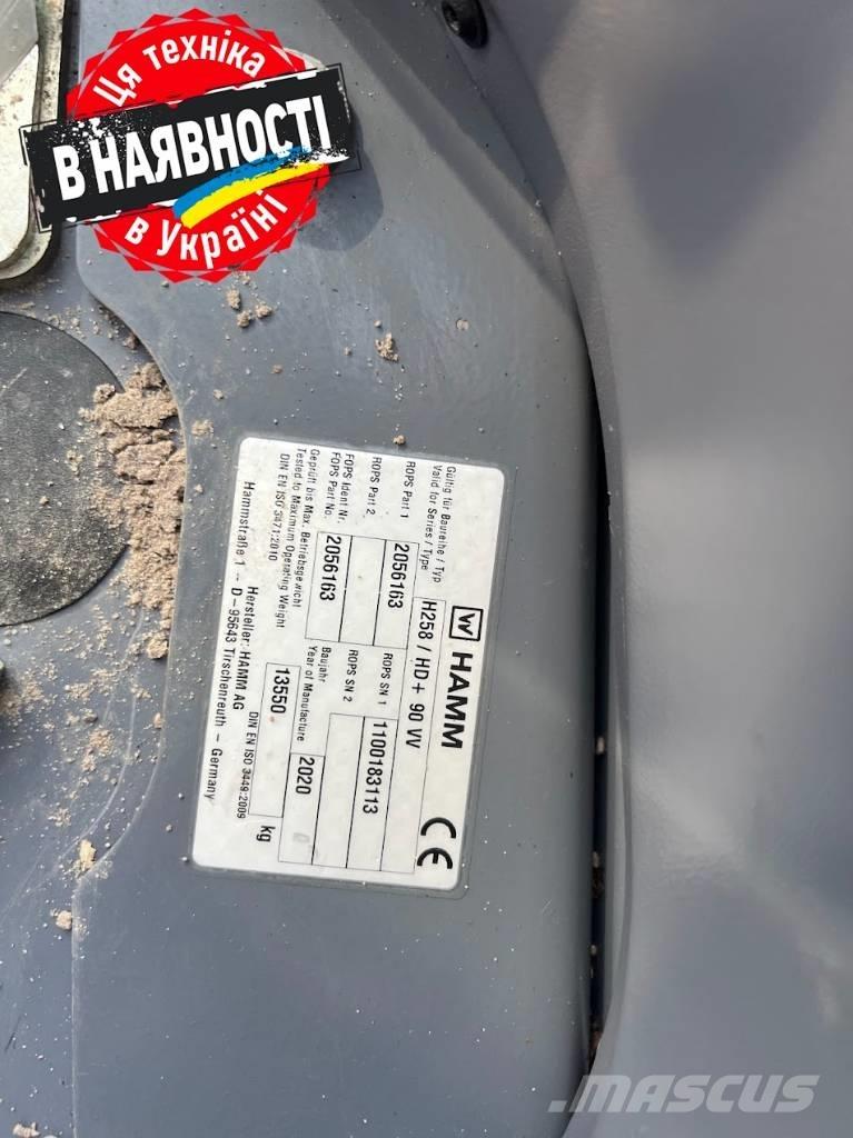 Hamm HD 90 VV Cilindros Compactadores tandem