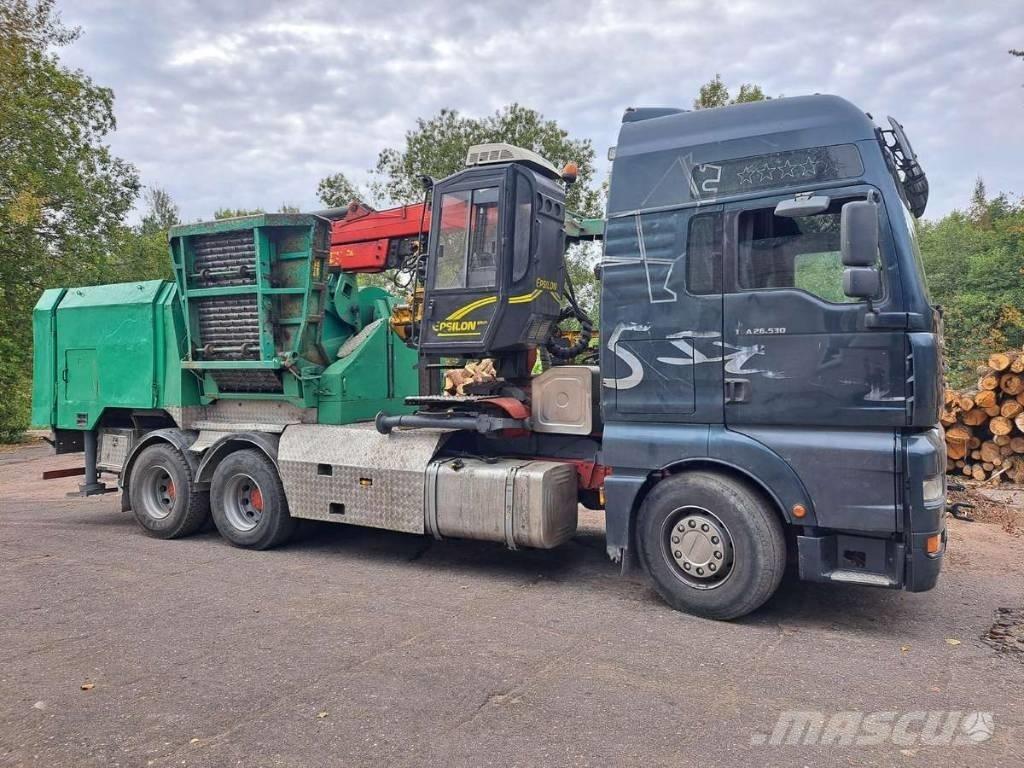 MAN TGA 26.530 Estilhaçadoras florestais