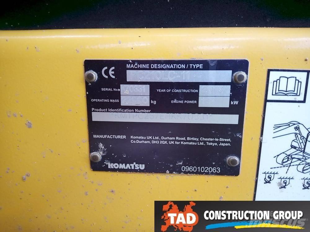 Komatsu PC210LC-11 Escavadeiras de esteiras