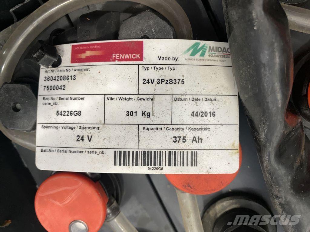 Linde L16AP I Empilhador para operador externo