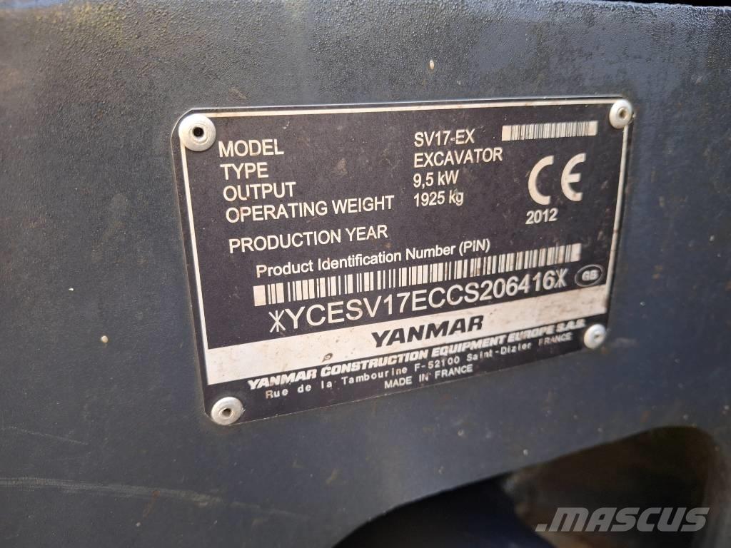 Yanmar SV 17 EX Miniescavadeiras