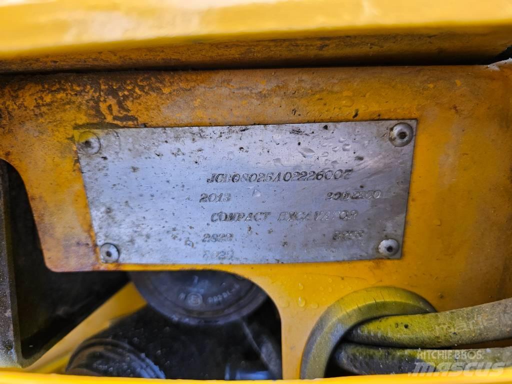 JCB 8025 ZTS Miniescavadeiras