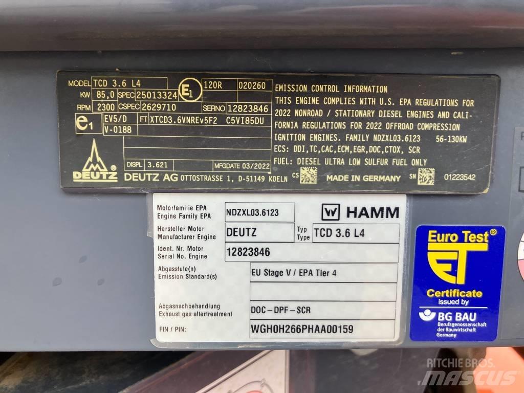 Hamm H12i Compactadores para terra