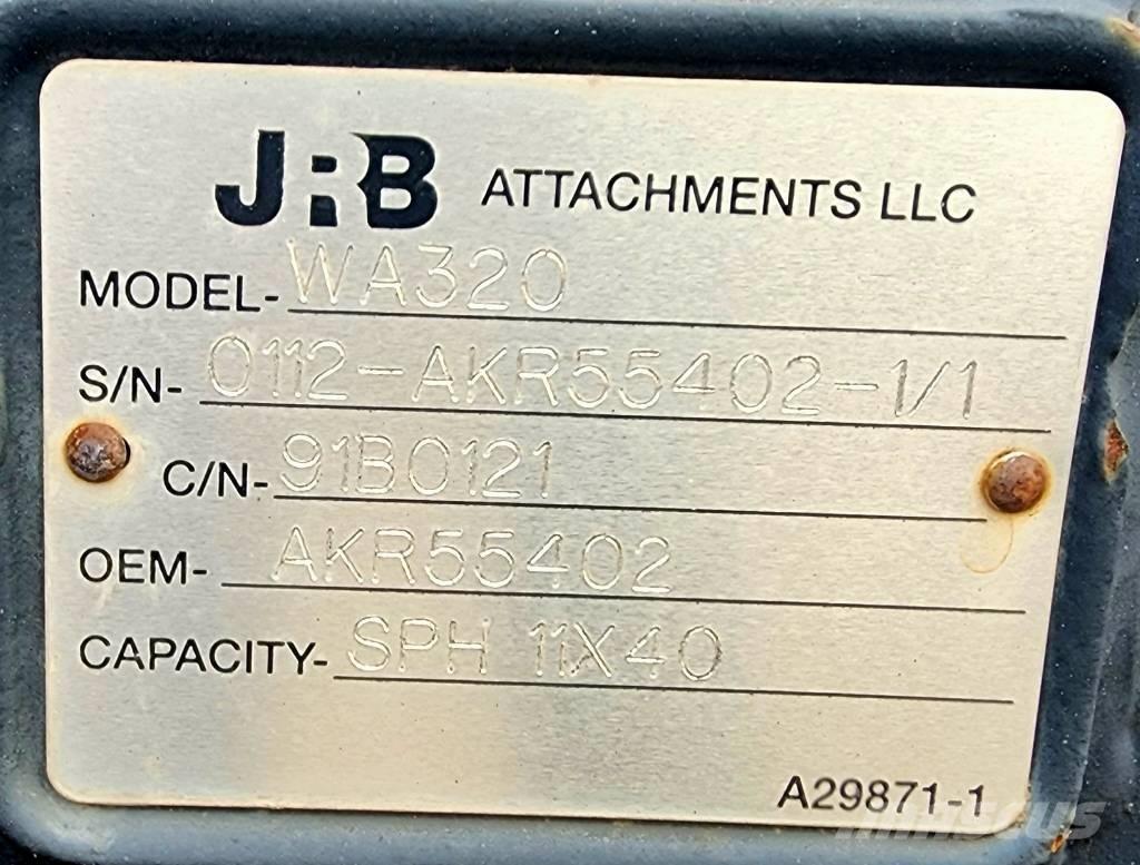 JRB Snow Plow WA320 Outros componentes