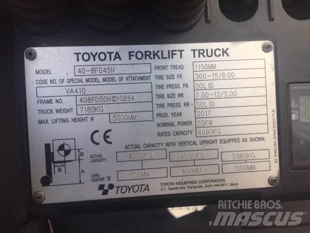Toyota 40-8FD45N Empilhadores Diesel