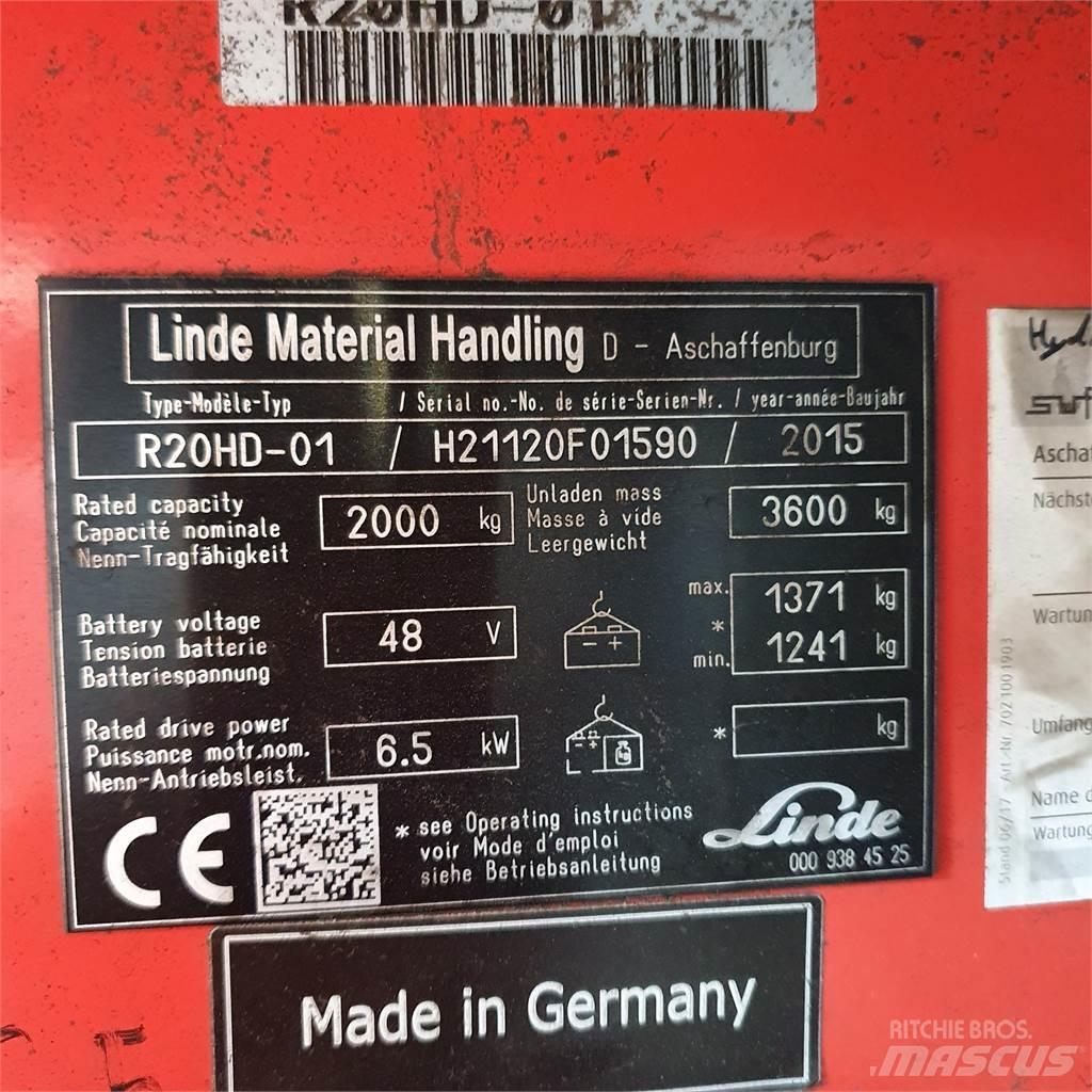 Linde R20HD Empilhadores Elevadores