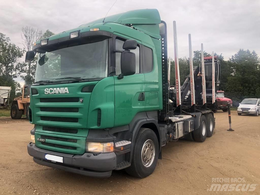Scania R 480 Caminhões de transporte de troncos