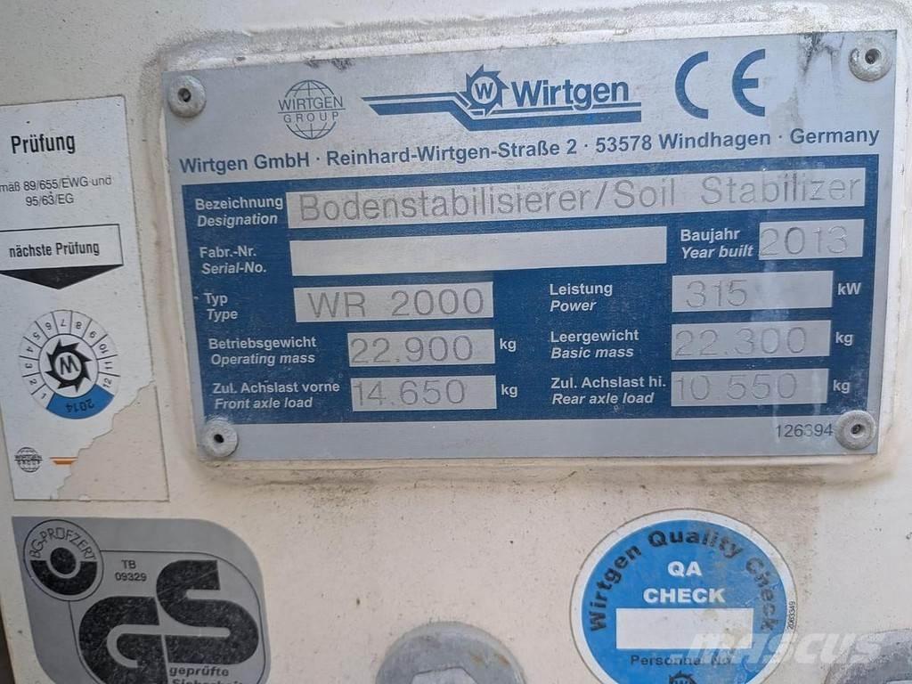 Wirtgen WR2000 Recicladores de asfalto