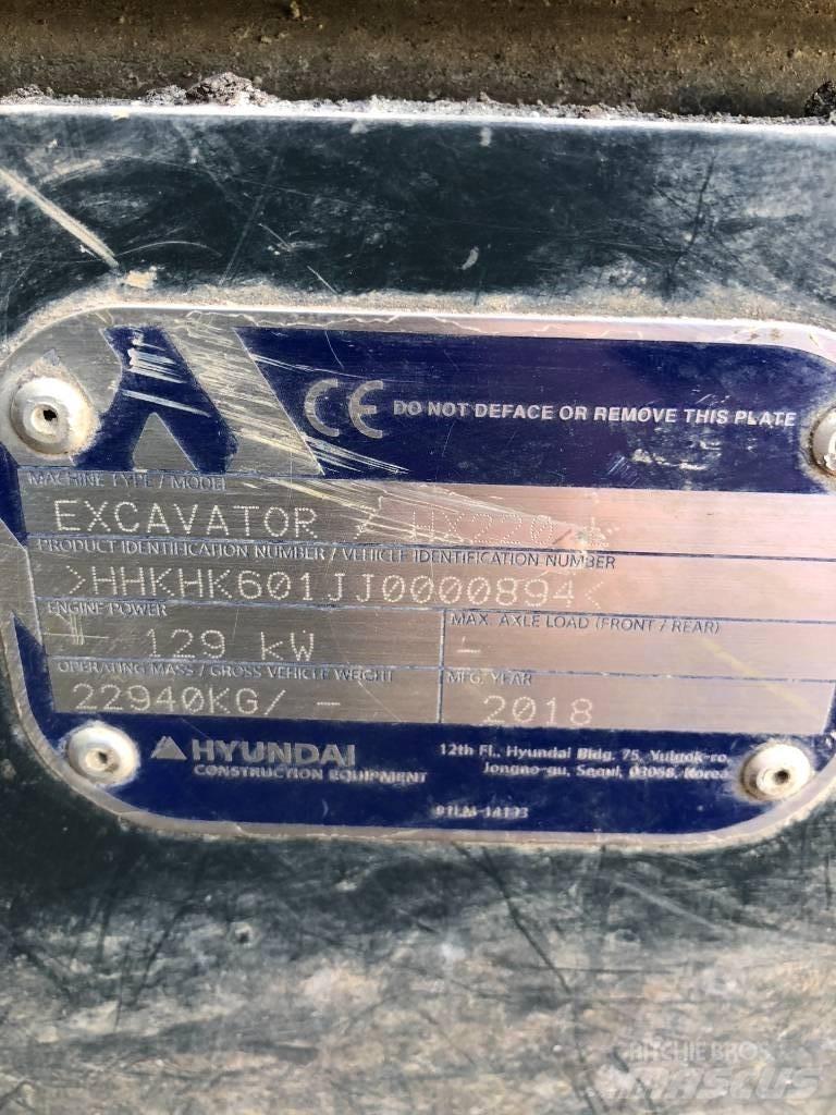 Hyundai HX 220 L Escavadeiras de esteiras