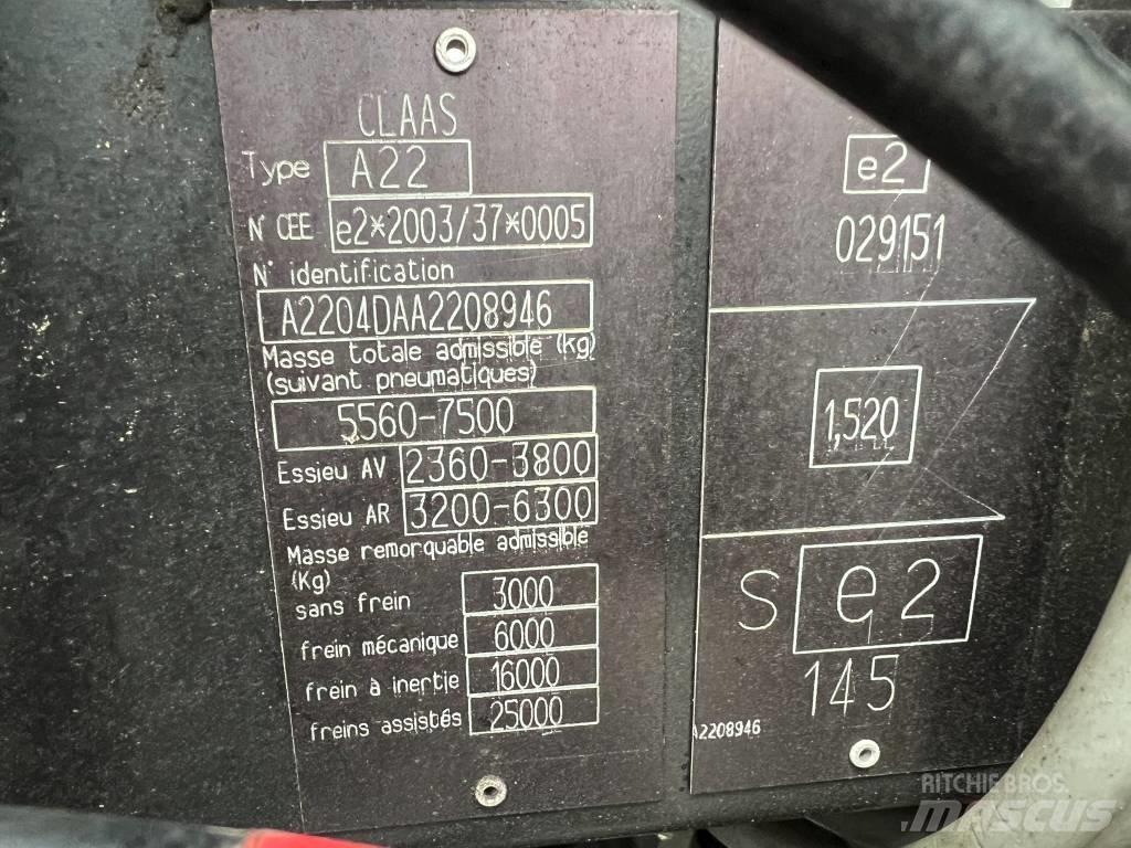 CLAAS Axos 310 Tratores Agrícolas usados