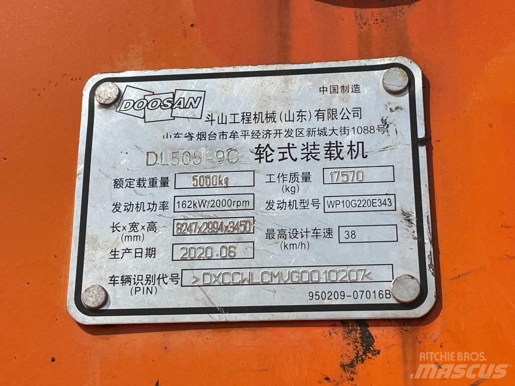 Doosan DL 505 Carregadeiras de rodas
