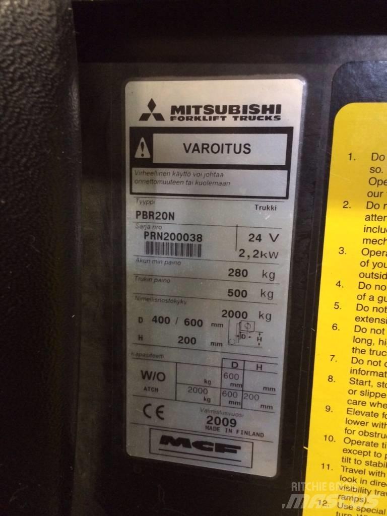 Mitsubishi PBR20N Porta-paletes com plataforma