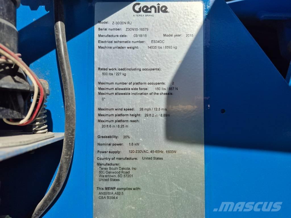 Genie Z 30/20 N Elevadores braços articulados
