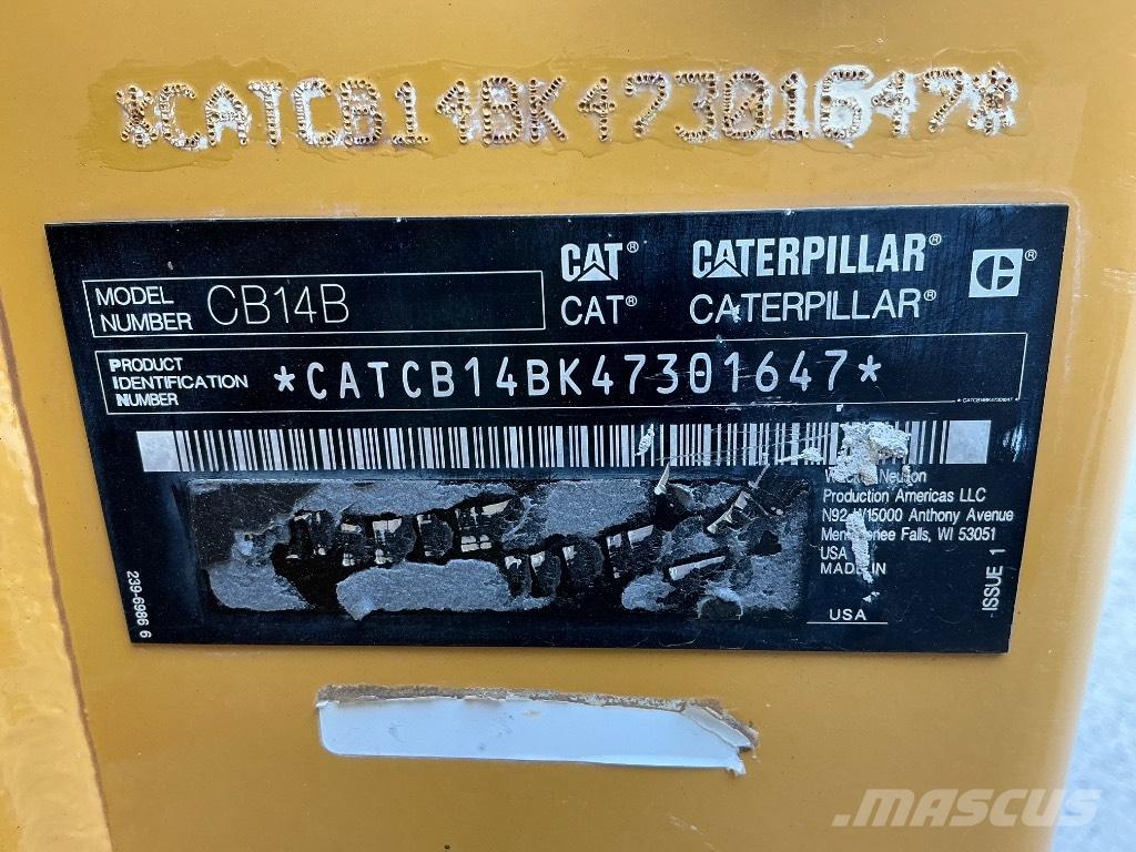 CAT CB 14 B Cilindros Compactadores tandem