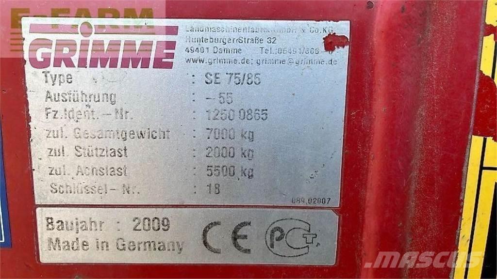Grimme se 85-55 Equipamentos Colheita e apanha de Batatas