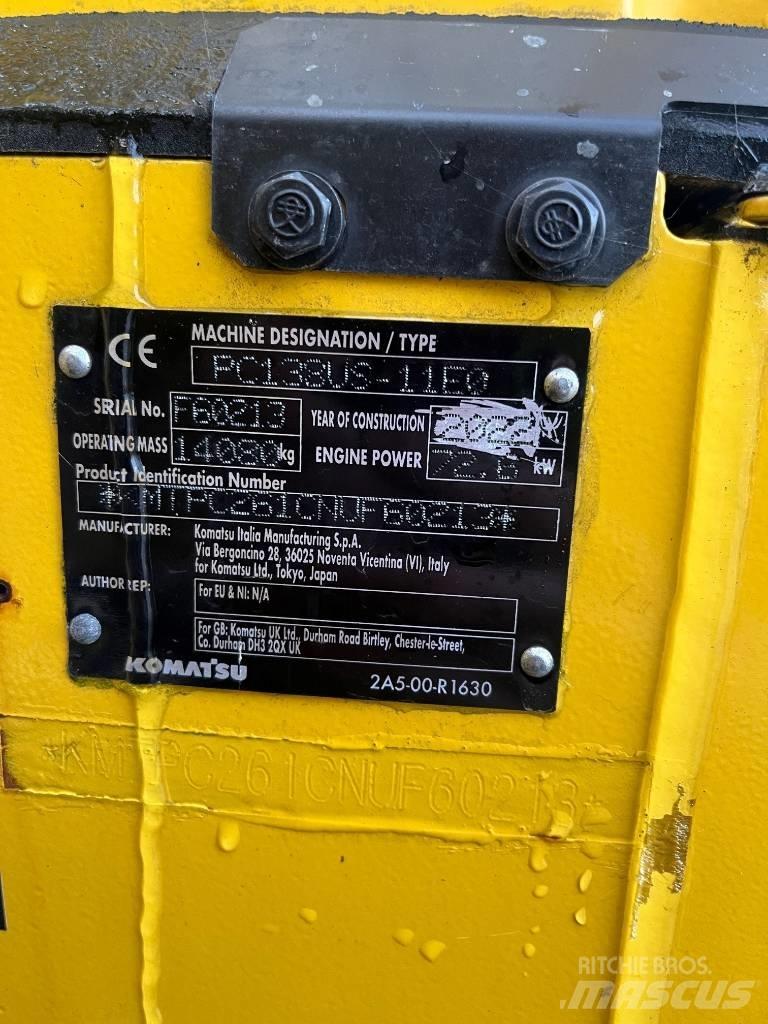 Komatsu PC138US-11 Escavadeiras de esteiras