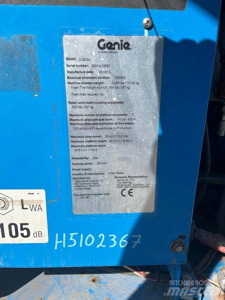 Genie Z 60/34 Elevadores braços articulados