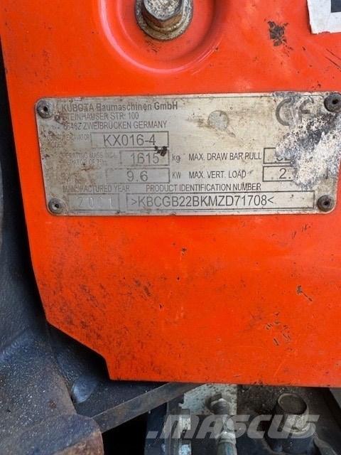Kubota KX 016-4 Miniescavadeiras