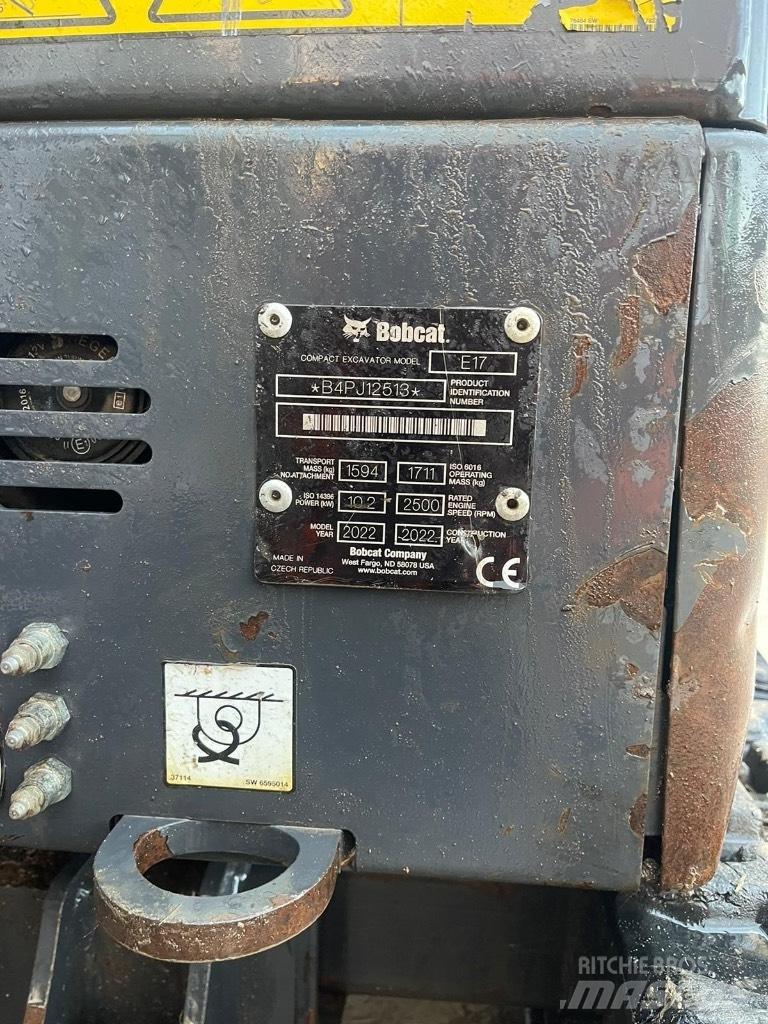 Bobcat E 17 Miniescavadeiras