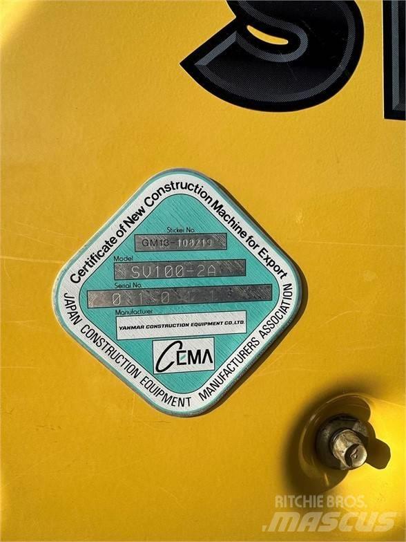 Yanmar SV100 Escavadeiras de esteiras