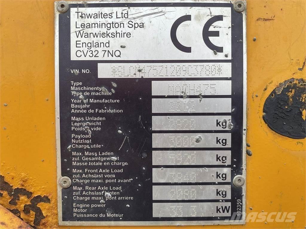 Thwaites 3 ton Dumpers de obras