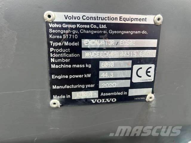 Volvo EC 60 E Miniescavadeiras