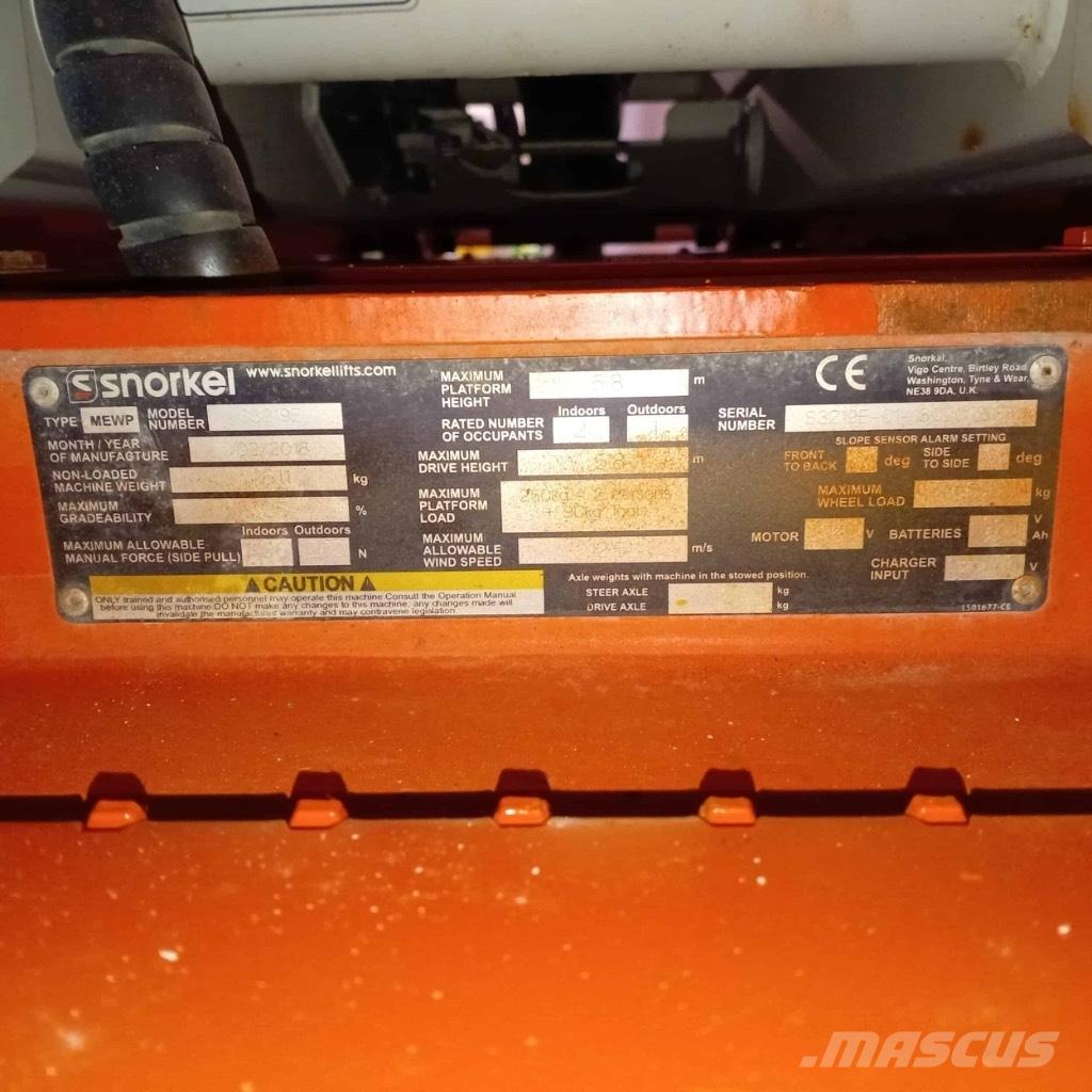 Snorkel S 3219 E Elevadores de tesoura