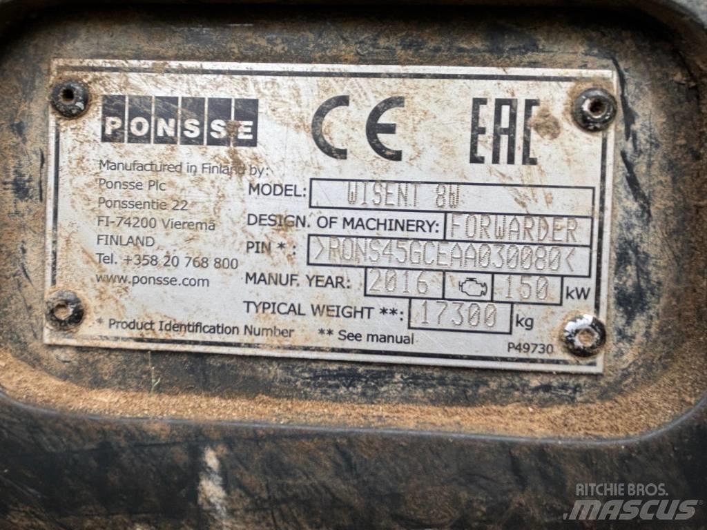 Ponsse Wisent Forwarders florestais