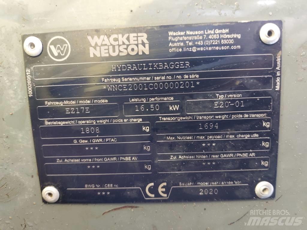 Wacker Neuson EZ17e Escavadeiras de esteiras