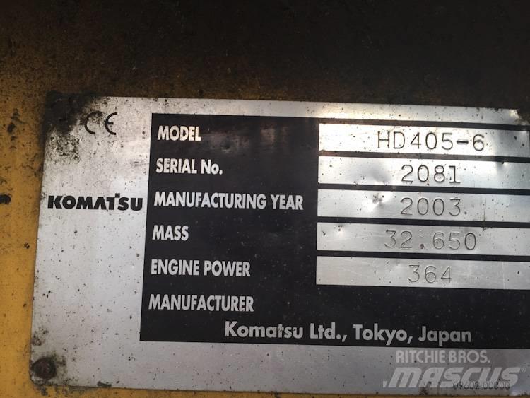 Komatsu HD405-6 Camiőes basculantes rígidos
