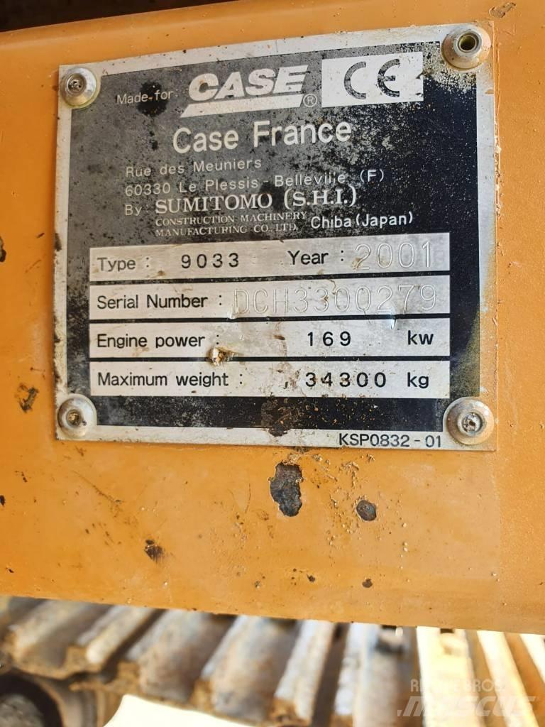CASE 9033 Escavadeiras de esteiras