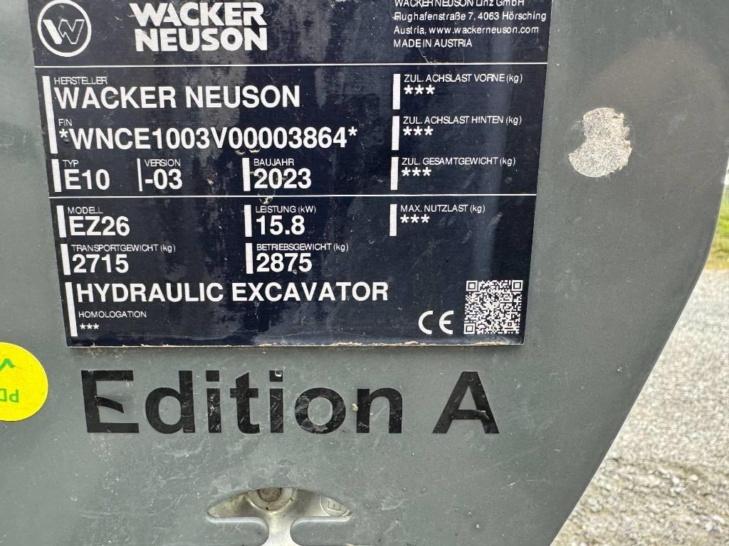 Wacker Neuson EZ26 Escavadeiras de esteiras