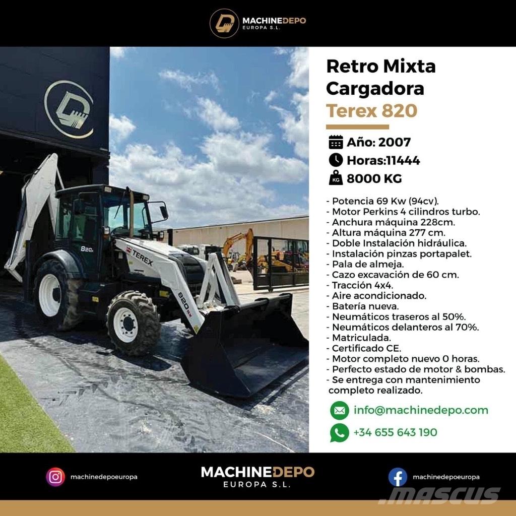 Terex 820 Retroescavadeiras