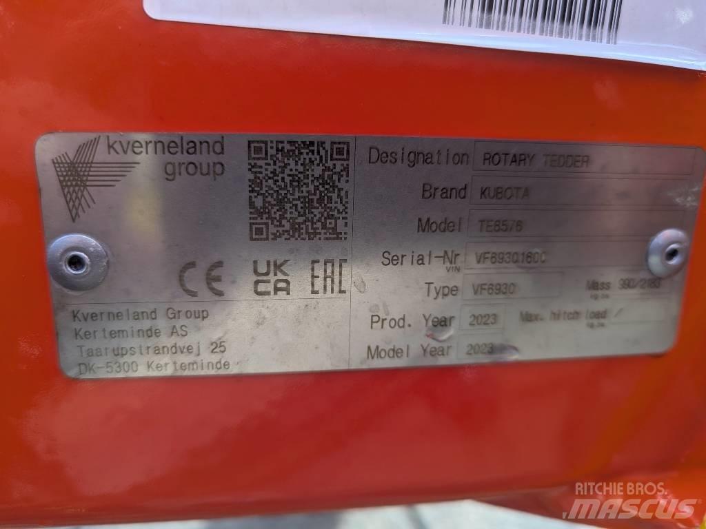 Kubota TE 6576 Acessórios máquinas feno e forragem
