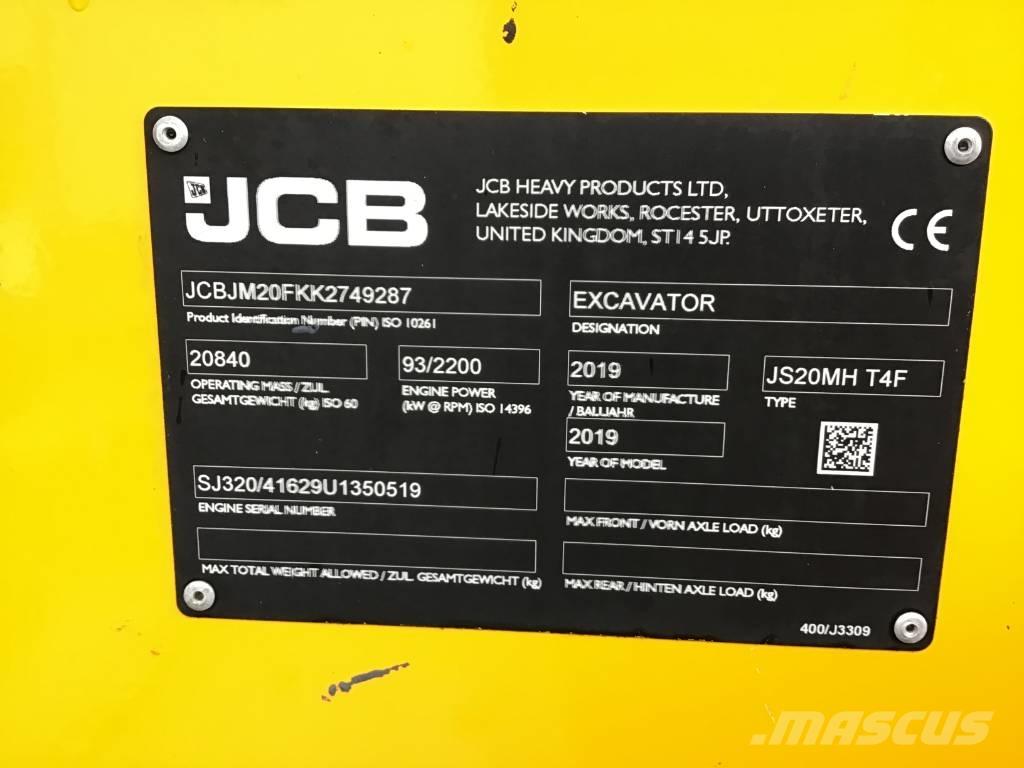 JCB JS 20 MH Manipuladores de lixo / indústia