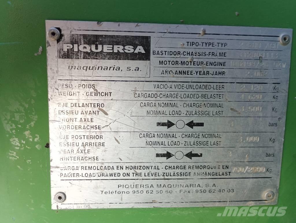 Piquersa 2500 ACH Dumpers de obras