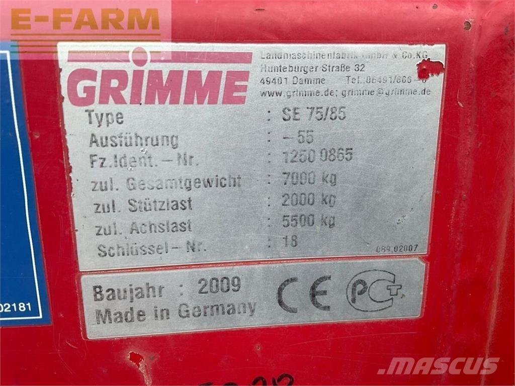 Grimme se 85-55 Equipamentos Colheita e apanha de Batatas