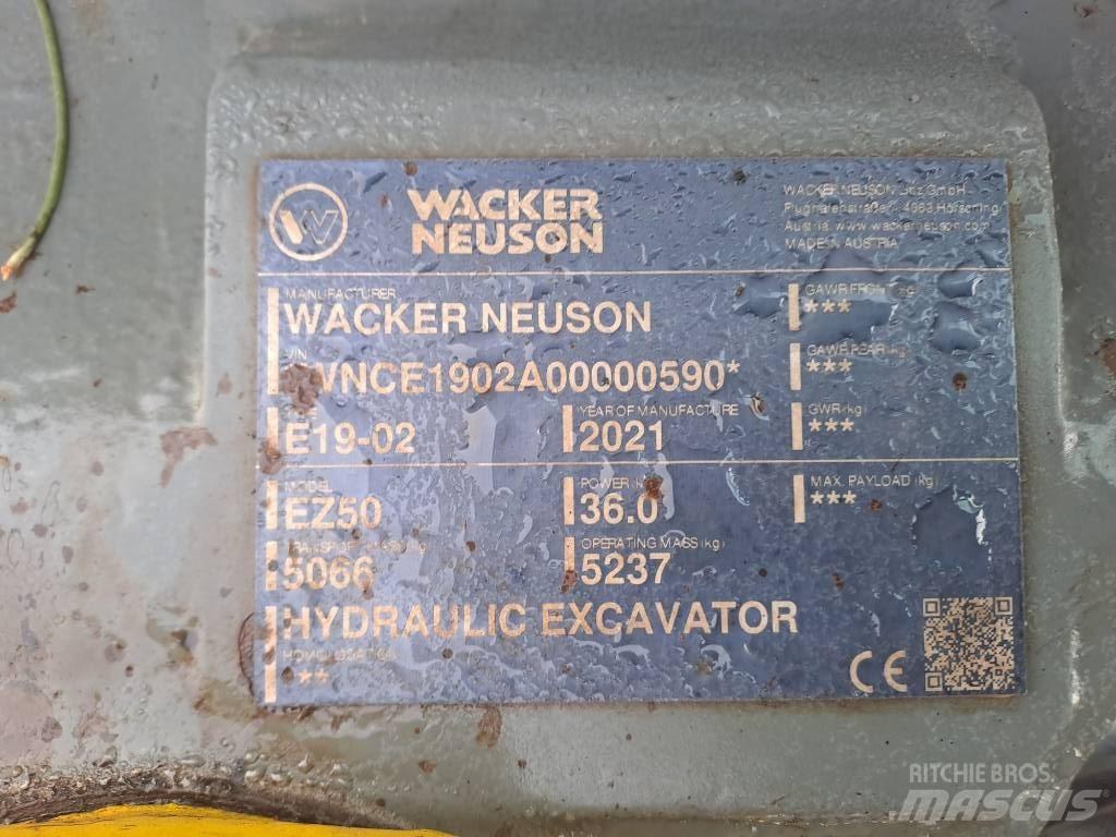 Wacker Neuson EZ50 Escavadeiras de esteiras