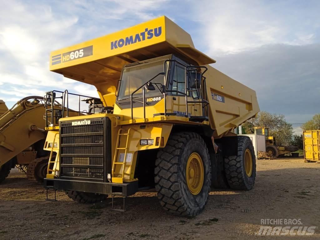 Komatsu HD 605-7E0 Camiőes basculantes rígidos