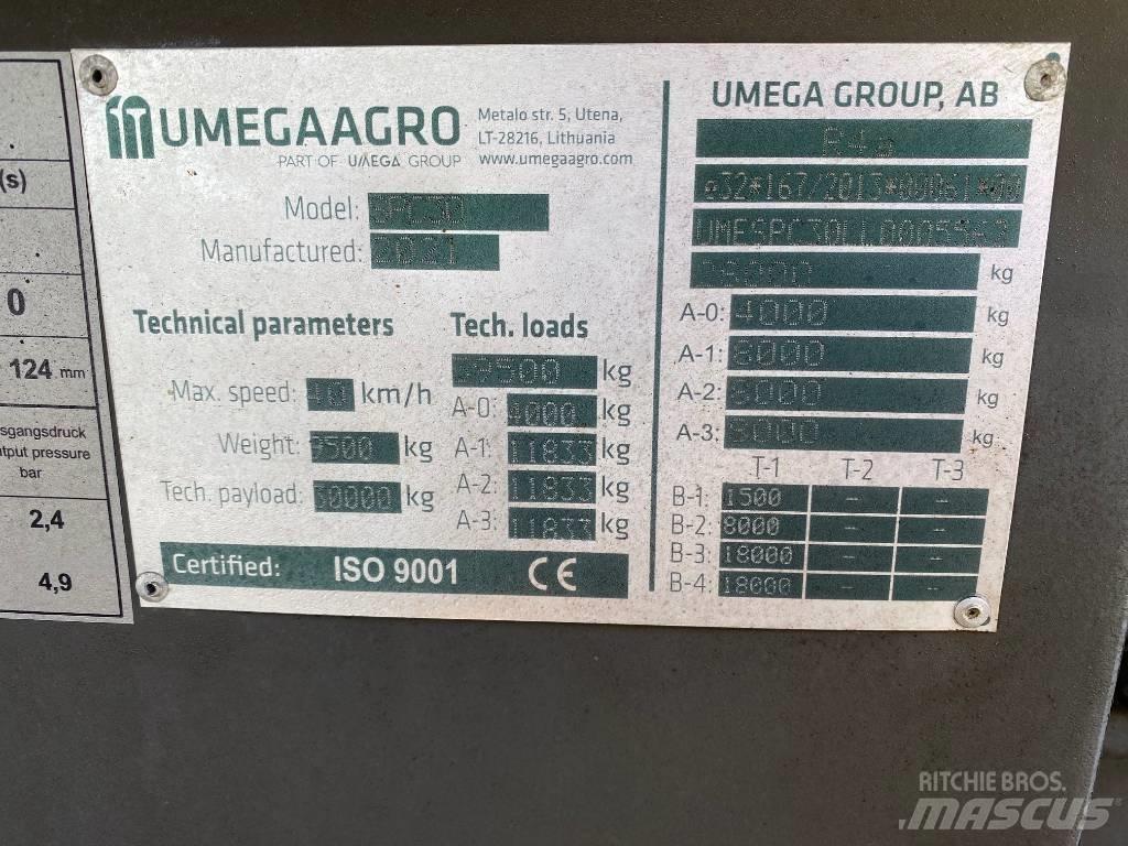 Umega SPC30 Reboques Agrícolas basculantes