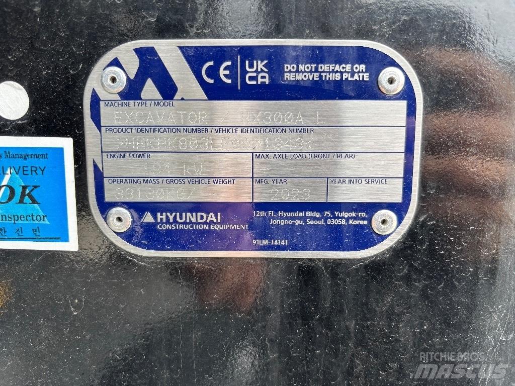 Hyundai HX300A L Escavadeiras de esteiras