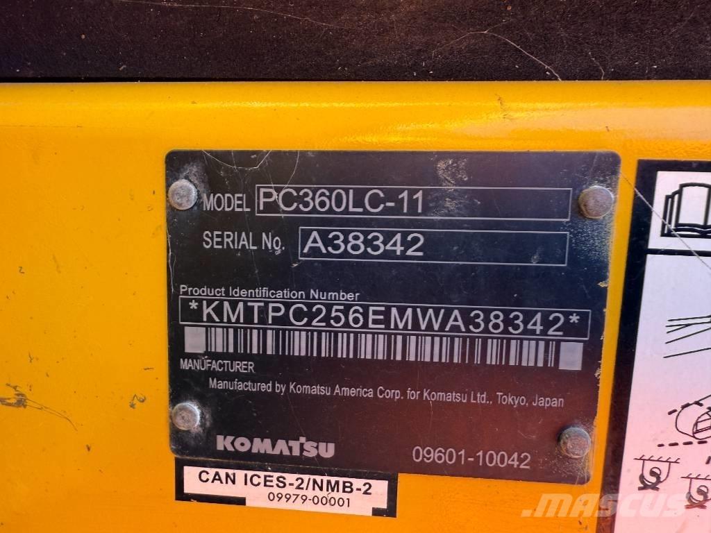 Komatsu PC360LC-11 Escavadeiras de esteiras