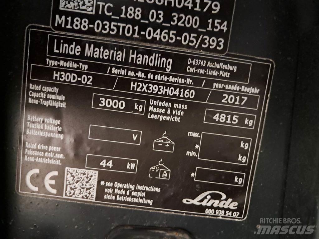 Linde H30D-02 Empilhadores Diesel