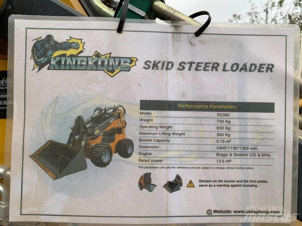 KingKong XG360 Minicarregadeiras