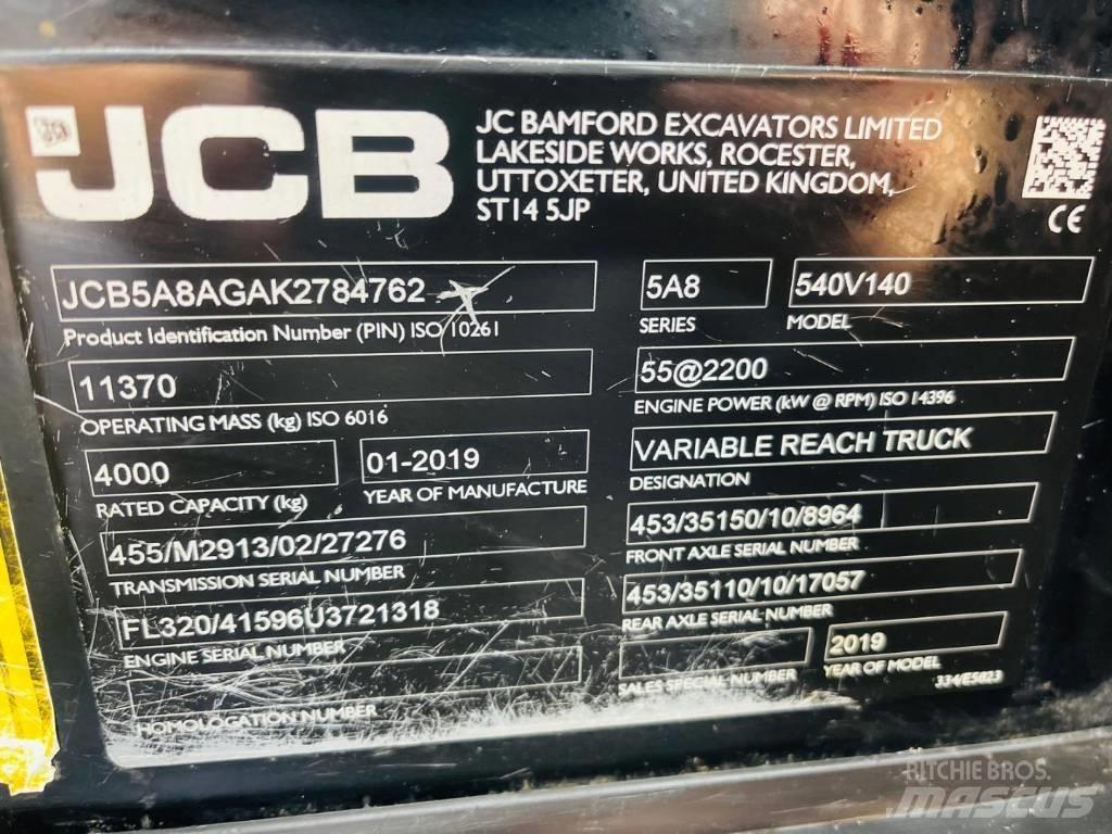 JCB 540-140 Manipulador telescópico
