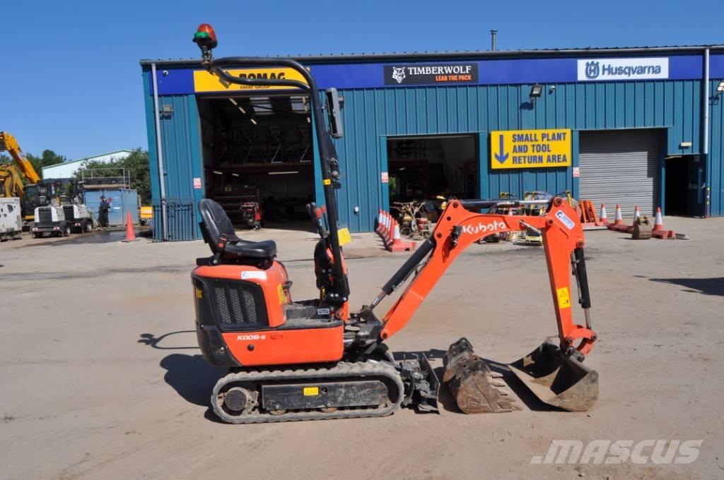 Kubota K 008-5 Miniescavadeiras