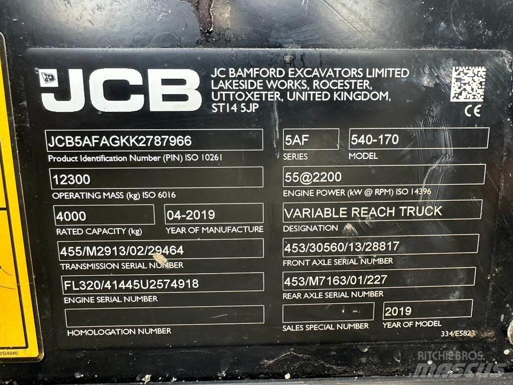 JCB 540-170 Manipulador telescópico