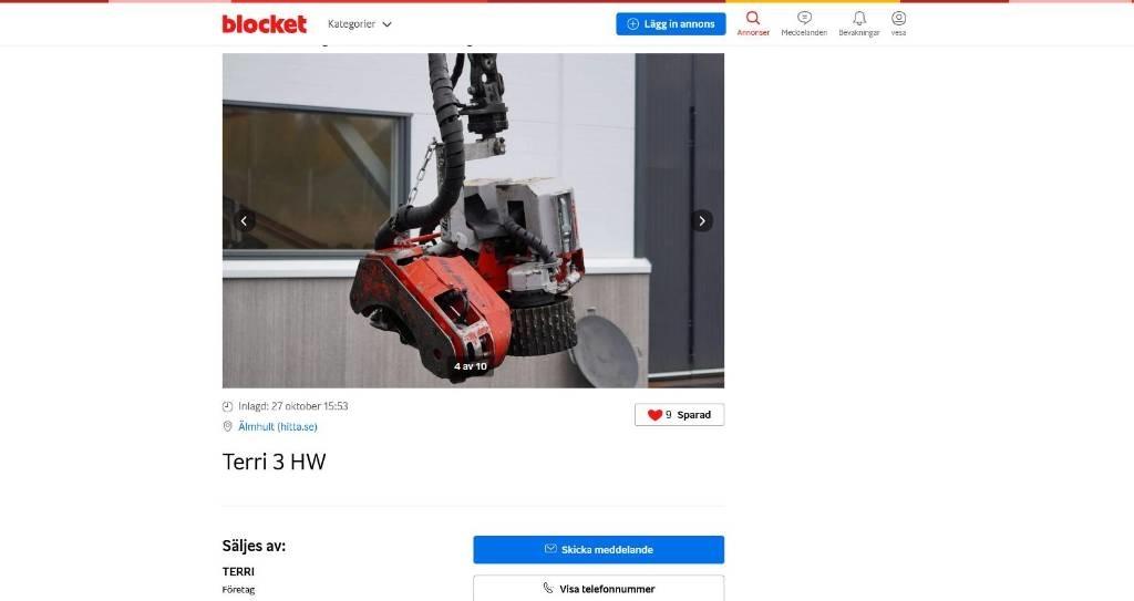 Terri 3HW Processadores florestais